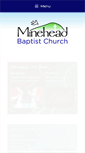 Mobile Screenshot of minehead-baptist.com